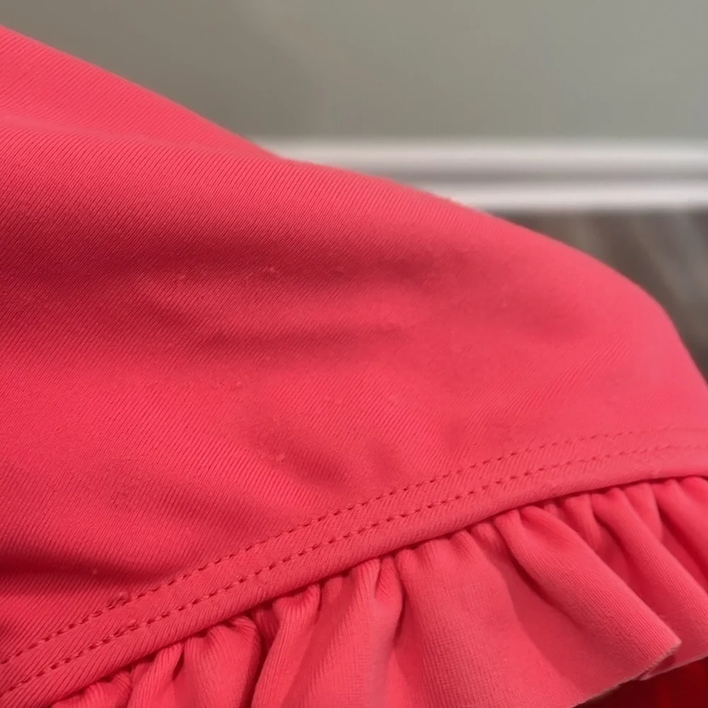 Girls Kortni Jeane Swim Bottoms Pink Watermelon Ruffle Trim size 10/11